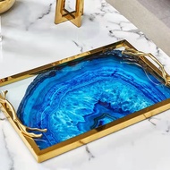 Table Ornament Display / Luxury Tray Agate EB Dining