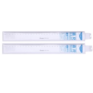30CM RULER / TRANSPARENT (CLEAR WHITE RULER)