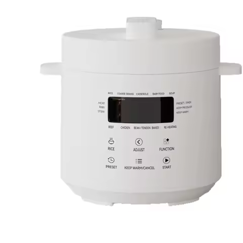 3L Electric Pressure Cooker Household Rice Cooker Steaming & Boiling Combined Miniature Compact Smar