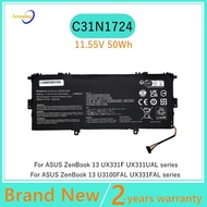 Laptop Battery for ASUS ZenBook 13 UX331F UX331UAL U3100FAL UX331FAL 0B200-02760400 C31N1724
