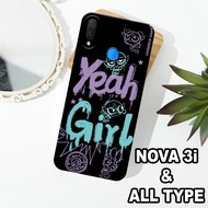 G11 - HUAWEI NOVA 3i Silicone - HUAWEI NOVA 3i pro camera Softcase - GIRL'S Motif - Flexible rubber 