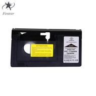 [Fenteer] VHS to 12mm Cassette Adapter, Tape Adapter, Heavy Duty Black Professional 12mm Tape Conver