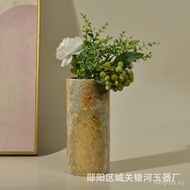 Decorative Vase Ornaments Stone Marble Retro Natural Home Decoration Insert Hot Sale Naturalware Flo