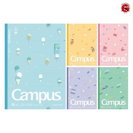 KOKUYO Campus Notebook Limited Edition B5 Dot B Format 5-Color Pack Snack Motif No. 3CBTN-L36X5 B Fo