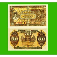 Uang 50 Rupiah ORI souvenir replika repro