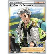 Pokemon TCG Card Professor's Research (Professor Willow) SS Pokemon GO! 078/078 Full Art Ultra Rare