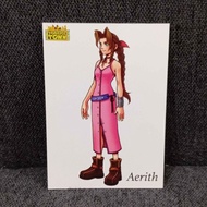 Kingdom Hearts Art Museum Aerith Gainsborough Traverse Town Character Card FF7
