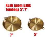 KUALI APOM BALIK TEMBAGA 7" & 5" INCHI /  ACUAN APAM BALIK  TEMBAGA  / COPPER