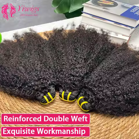 4C Afro Kinky Curly Human Hair Bundles 15A Hair Bundles 100% Raw Unprocessed Virgin Human Hair Curly