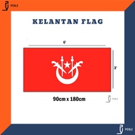 Kelantan Flag / Bendera Kelantan ( 2 x 4 Feet) 60cm x 120cm / ( 3 x 6 Feet) 90cm x 180cm