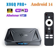 Voltix X96q Pro+ Android 14 Smart Tv Box Allwinner H728 Octa Core 2.4G/5G Wifi6 1000m Lan 2G 16G 4G 