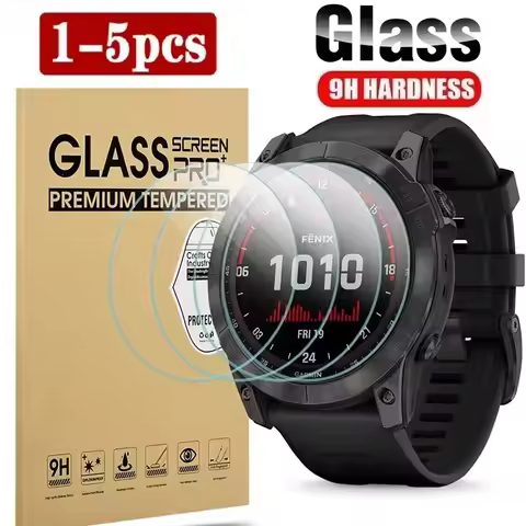 Protective Glass Film for Garmin Fenix 8 AMOLED Solar E 7X 6X Pro 7 6 7S 6S Pro 5 5S Screen Protecto