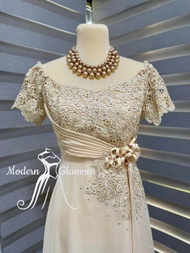 Elle Design Empire Cut Mother Dress Ninang Gown