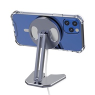 Magnetic Wireless Charger Stand Bracket for iPhone 14 13 12 Mini Pro Max Foldable Phone Holder Charg