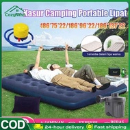 186x75x22cm With Pump, Portable Inflatable Mattress Including Pillow, Inflatable Mattress, Inflatabl