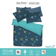 Jean Perry BEDTALK HIGH QUALITY 2-in-1 Single Fitted Bedsheet Set (520 Threadcount) - 25cm / Cadar Berjenama Kualiti