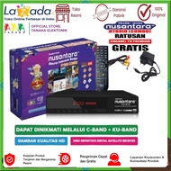 Tanaka RECEIVER TRANSVISION TANAKA NUSANTARA HD COMBO ( SATELITE PARABOLA + T2 TERRESTRIAL)