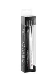 Curaprox Toothbrush Black is White (White x Black) Set of 2