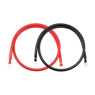 Battery Connection Cable 8 6 4AWG with M8 SC Terminal RV Pure Copper Core Inverter Battery Connectio