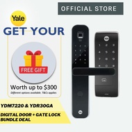 Yale YDR30GA Gate + YDM7220 With BioSecure™ Digital Door Lock Bundle (COMES WITH FREE GIFTS)