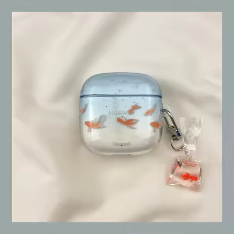 For Huawei FreeBuds 7i 6i 5i Se2 Se3 FreeClip 2 Earphone Case Cute and Ornamental Koi Gradient TPU S