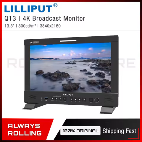 LILLIPUT Q13 13.3" 300nits 12G-SDI Studio / Broadcast Monitor 3840 x 2160 Resolution Monitor Support