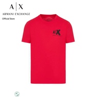 AX Armani Exchange เสื้อยืดผู้ชาย รุ่น AX3RZTAFZJGCZ14AQ - สีแดง