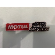 Motul mugen emblem for Mugen Spoiler Logo Steel Civic FD FD City Jazz RR Logo Emblem Badge Steel