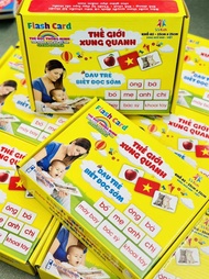 Flashcard A5 cho bé-Thế giới xung quanh