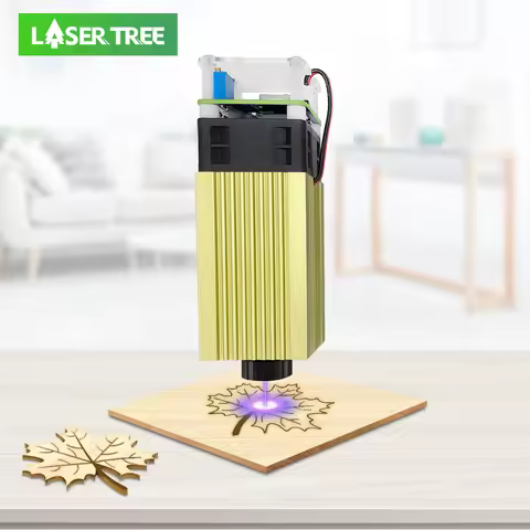 LASER TREE 4W 5W Laser Head 450nm Blue Laser TTL Module for CNC Laser Cutting Engraving Machine Wood