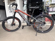 24" GTA MTB GT010D 7speed MATT Black RED STICKER MATT Gray ORANGE STICKER