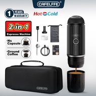 Cafelffe Self-Heating 2 In 1 Portable Coffee Machine 19Bar High Pressure Expresso Coffee Maker for N
