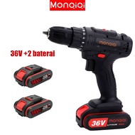 bor cas murah 36Vf  Cordless Screwdriver / Bor Mini /Bor baterai / Bor Tanpa Kabel /Elektrik Drill/ 