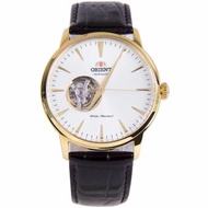 Orient Automatic Semi Skeleton Black Leather Mens Watch AG02003W FAG02003W0