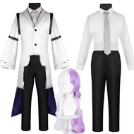 ZH【 Ready Stock】Sigma Cosplay Costume Anime BSD 4th Sigma Trench Uniform Suit For Halloween Comic Co