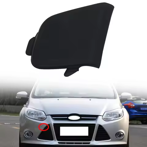 Car Front Lower Bumper Tow Hook Eye Cover Grille Cap Cover For Ford Focus MK3 2012-2014 OE BM5117A98