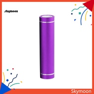 Skym* Portable Cylinder Power Bank Case DIY Kit 18650 Battery Charger Holder Shell