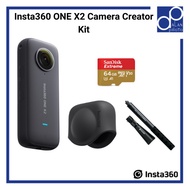 (Local 12mths Warranty) Insta360 ONE X2 Camera Creator Kit ( Bullet Time bundle, Lens Cap &amp; 64GB Micro SD Card)