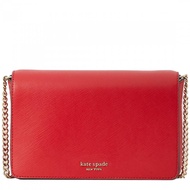 Kate Spade Spencer Chain Wallet Crossbody Bag in Hot Chili