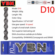Gratis Ongkir YBN X12L X10 X10sl X9sl โซ่จักรยาน X11sl 9 10 11S Gold Mountain จักรยานเสือหมอบ Sram S