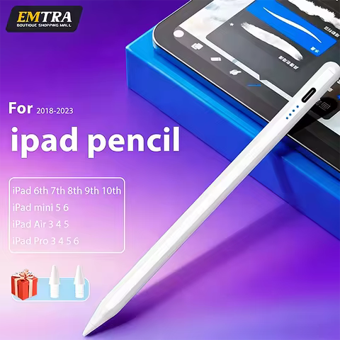 For Apple Pencil 1 2 Palm Rejection Power Display iPad Accessories iPad 2022 2021 2020 2019 2018 Pro