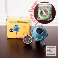 HOSE AND Shellane Solane Regulator w/ gauge Tokina LPG Regulator #TGR