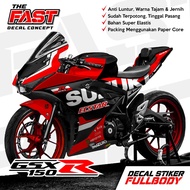 Decal Sticker Striping Variation FULLBODY SUZUKI GSX R 150 Decal/ GSX R 150 | GSX R 150 Striping | L