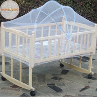 homeliving Baby Kids Cradle Mosquito Net  Cot Mesh Canopy Infant Toddler Playpens Bed Tent SG