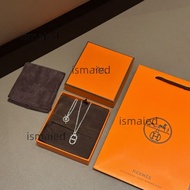 Hermès 愛馬仕珠邊豬鼻子項鍊