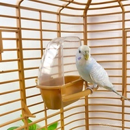 Parrot Bird Food Box Plastic Bird Feeder Outdoor Bird Food Tank Bird Food Box Spill-Proof Splash-Pro