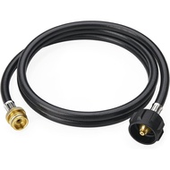 BESTFIRE Propane Line, 5FT Gas Hose Adapter, Propane Tank Hose with QCC1/Type1 for 5-40lb Gas Line f