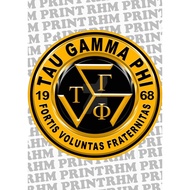 Tau Gamma Phi Sticker WaterProof