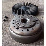USED ORIGINAL MAGNET DENSO JAPAN  SUZUKI RG110 RGSPORTS RG 110 COMPLETE JET COOLED FAN