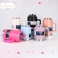WINTE Water Bottle, Insulated Thickened Sports Water Bottles, Portable Stainless Steel with Handle 2